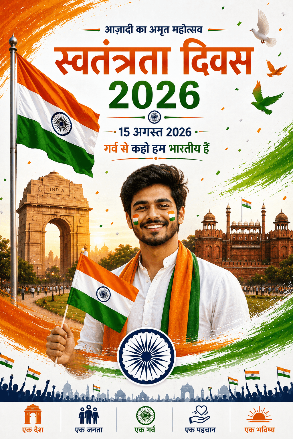 Hindi 15 August 2026 Poster