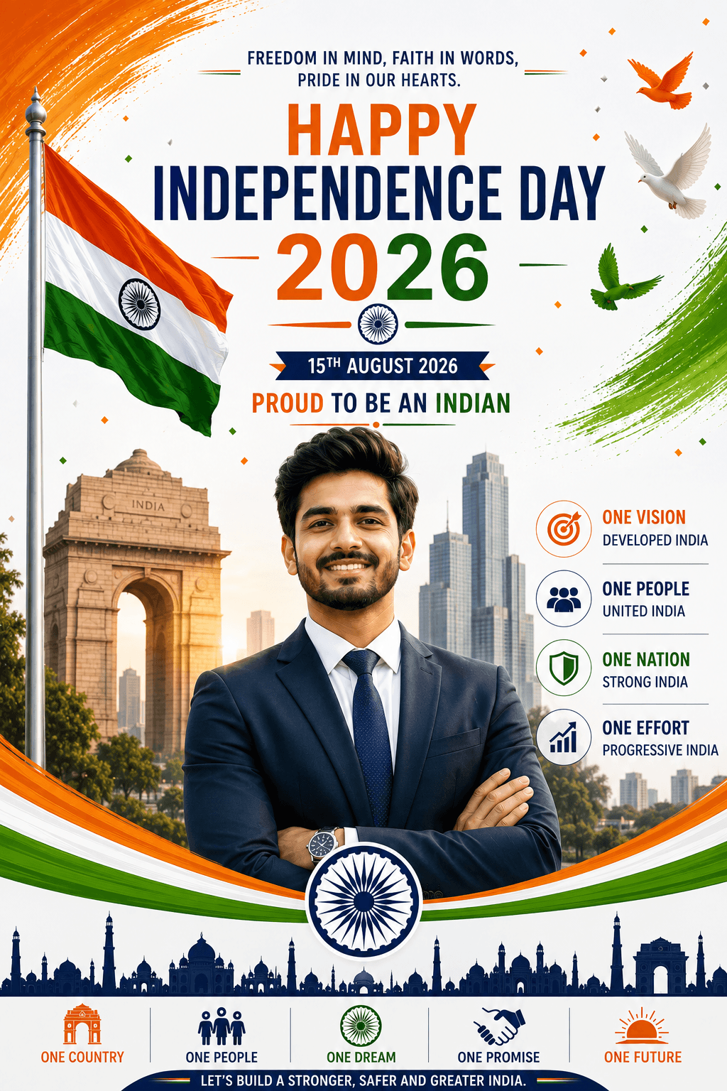 Business 15 August Poster Template